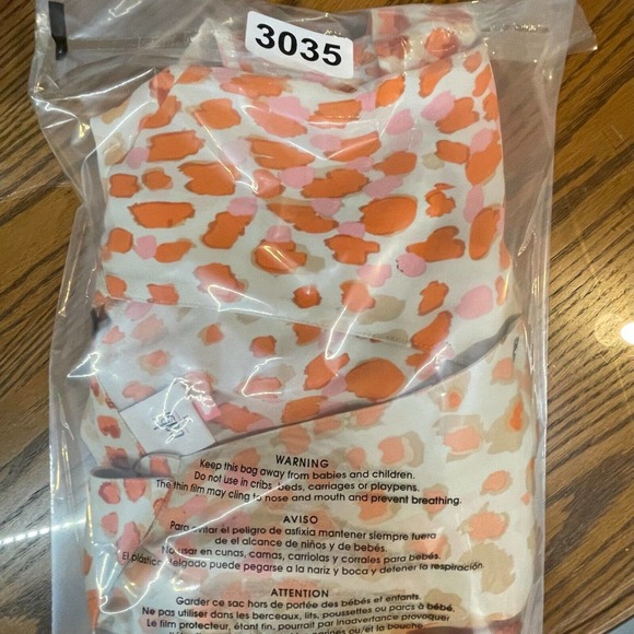 CAbi Shirt Womens Medium Orange Go To Blouse Animal Print Button Preppy Classic - Picture 13 of 13